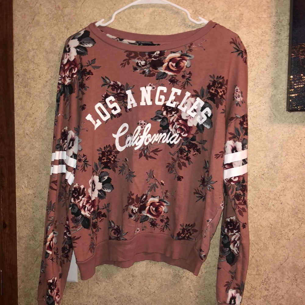 Floral Los Angeles California Sweatshirt